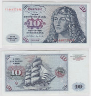 T146118 Banknote 10 DM Deutsche Mark Ro. 270a Schein 2.Jan. 1970 KN CC 4407785 K - 10 DM