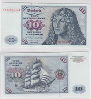 T146133 Banknote 10 DM Deutsche Mark Ro. 270b Schein 2.Jan. 1970 KN CE 7676649 K - 10 Deutsche Mark