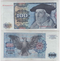 T146139 Banknote 100 DM Deutsche Mark Ro. 273b Schein 2.Jan 1970 KN NF 3739131 G - 100 Deutsche Mark