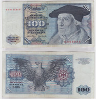 T146191 Banknote 100 DM Deutsche Mark Ro. 273a Schein 2.Jan. 1970 KN Q 3914344 H - 100 DM