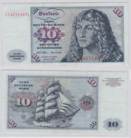 T146231 Banknote 10 DM Deutsche Mark Ro. 270a Schein 2.Jan. 1970 KN CC 4771107 L - 10 Deutsche Mark