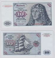 T146243 Banknote 10 DM Deutsche Mark Ro. 270a Schein 2.Jan. 1970 KN CC 3299486 S - 10 Deutsche Mark