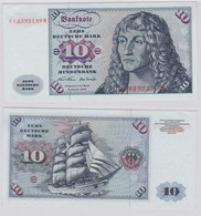 T146307 Banknote 10 DM Deutsche Mark Ro. 270a Schein 2.Jan. 1970 KN CC 2392199 M - 10 Deutsche Mark