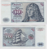 T146312 Banknote 10 DM Deutsche Mark Ro. 270b Schein 2.Jan. 1970 KN CE 3979251 N - 10 Deutsche Mark