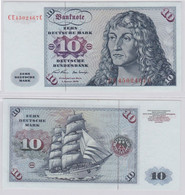 T146322 Banknote 10 DM Deutsche Mark Ro. 270b Schein 2.Jan. 1970 KN CE 4502467 C - 10 Deutsche Mark