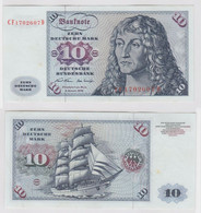 T146332 Banknote 10 DM Deutsche Mark Ro. 270b Schein 2.Jan. 1970 KN CF 1702607 D - 10 DM