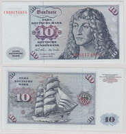 T146338 Banknote 10 DM Deutsche Mark Ro. 270a Schein 2.Jan. 1970 KN CD 8317480 A - 10 Deutsche Mark