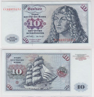 T146342 Banknote 10 DM Deutsche Mark Ro. 270a Schein 2.Jan. 1970 KN CC 6237515 J - 10 DM