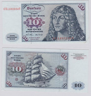 T146346 Banknote 10 DM Deutsche Mark Ro. 270b Schein 2.Jan. 1970 KN CE 1482252 V - 10 DM