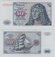 T146353 Banknote 10 DM Deutsche Mark Ro. 270b Schein 2.Jan. 1970 KN CE 9198632 K - 10 Deutsche Mark