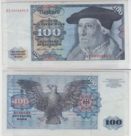 T146362 Banknote 100 DM Deutsche Mark Ro. 273b Schein 2.Jan 1970 KN NE 3523098 S - 100 Deutsche Mark