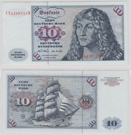 T146365 Banknote 10 DM Deutsche Mark Ro. 270b Schein 2.Jan. 1970 KN CE 8498750 D - 10 Deutsche Mark