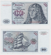 T146378 Banknote 10 DM Deutsche Mark Ro. 270a Schein 2.Jan. 1970 KN CB 0147078 T - 10 Deutsche Mark