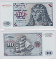 T146385 Banknote 10 DM Deutsche Mark Ro. 270b Schein 2.Jan. 1970 KN CE 7517616 K - 10 DM