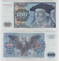 T146388 Banknote 100 DM Deutsche Mark Ro 278a Schein 1.Juni 1977 KN NF 9688764 U - 100 DM