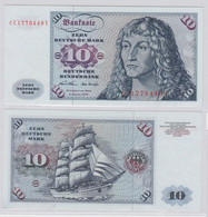 T146395 Banknote 10 DM Deutsche Mark Ro. 270a Schein 2.Jan. 1970 KN CC 1778449 Y - 10 DM