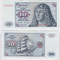 T146425 Banknote 10 DM Deutsche Mark Ro. 270a Schein 2.Jan. 1970 KN CC 3337301 C - 10 Deutsche Mark