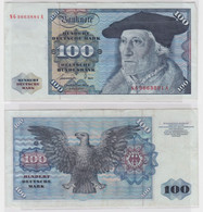 T146429 Banknote 100 DM Deutsche Mark Ro 278a Schein 1.Juni 1977 KN NG 3663881 A - 100 DM