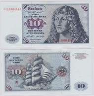 T146430 Banknote 10 DM Deutsche Mark Ro. 270a Schein 2.Jan. 1970 KN CC 1866467 A - 10 DM