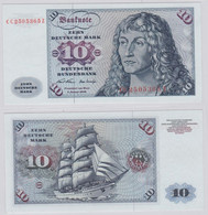 T146433 Banknote 10 DM Deutsche Mark Ro. 270a Schein 2.Jan. 1970 KN CC 2505365 Z - 10 DM