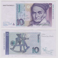 T146483 Banknote 10 DM Deutsche Mark Ro. 303a Schein 1.Okt. 1993 KN DN 6706080Z1 - 10 Deutsche Mark