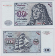 T146484 Banknote 10 DM Deutsche Mark Ro. 270a Schein 2.Jan. 1970 KN CC 1866493 A - 10 Deutsche Mark
