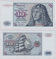 T146485 Banknote 10 DM Deutsche Mark Ro. 270a Schein 2.Jan. 1970 KN CC 4183733 R - 10 Deutsche Mark