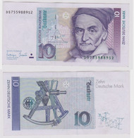 T146499 Banknote 10 DM Deutsche Mark Ro. 303a Schein 1.Okt. 1993 KN DS 7559889S2 - 10 Deutsche Mark