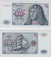 T146500 Banknote 10 DM Deutsche Mark Ro. 270a Schein 2.Jan. 1970 KN CC 9720055 J - 10 DM