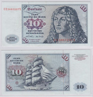 T146502 Banknote 10 DM Deutsche Mark Ro. 270b Schein 2.Jan. 1970 KN CE 5065237 X - 10 DM