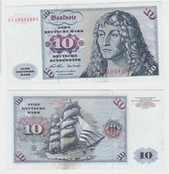 T146508 Banknote 10 DM Deutsche Mark Ro. 270a Schein 2.Jan. 1970 KN CC 1924286 E - 10 DM