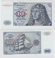 T146516 Banknote 10 DM Deutsche Mark Ro. 286a Schein 2.Jan. 1980 KN CJ 3451617 V - 10 DM