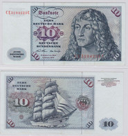 T146525 Banknote 10 DM Deutsche Mark Ro. 270b Schein 2.Jan. 1970 KN CE 3194223 C - 10 DM