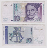 T146555 Banknote 10 DM Deutsche Mark Ro. 303a Schein 1.Okt. 1993 KN GG 5739049A0 - 10 DM