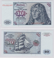 T146560 Banknote 10 DM Deutsche Mark Ro. 270b Schein 2.Jan. 1970 KN CE 1482120 V - 10 DM