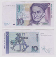 T146587 Banknote 10 DM Deutsche Mark Ro. 297a Schein 1.Aug. 1991 KN AZ 7890262S8 - 10 DM
