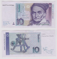 T146588 Banknote 10 DM Deutsche Mark Ro. 297a Schein 1.Aug. 1991 KN DA 2744595N4 - 10 Deutsche Mark