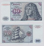 T146596 Banknote 10 DM Deutsche Mark Ro. 270a Schein 2.Jan. 1970 KN CC 6255261 M - 10 DM