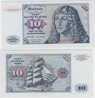 T146645 Banknote 10 DM Deutsche Mark Ro. 270a Schein 2.Jan. 1970 KN CC 9038591 P - 10 DM