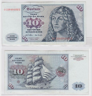 T146647 Banknote 10 DM Deutsche Mark Ro. 270a Schein 2.Jan. 1970 KN CC 5949482 Z - 10 Deutsche Mark