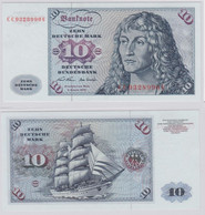 T146653 Banknote 10 DM Deutsche Mark Ro. 270a Schein 2.Jan. 1970 KN CC 9328990 U - 10 DM