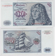 T146663 Banknote 10 DM Deutsche Mark Ro. 270a Schein 2.Jan. 1970 KN CC 4279427 W - 10 Deutsche Mark