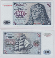 T146667 Banknote 10 DM Deutsche Mark Ro. 270a Schein 2.Jan. 1970 KN CC 0679491 W - 10 DM