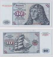 T146669 Banknote 10 DM Deutsche Mark Ro. 270b Schein 2.Jan. 1970 KN CE 1285868 W - 10 Deutsche Mark