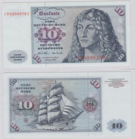 T146673 Banknote 10 DM Deutsche Mark Ro. 270a Schein 2.Jan. 1970 KN CD 8298376 A - 10 DM