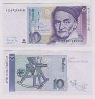 T146678 Banknote 10 DM Deutsche Mark Ro. 297a Schein 1.Aug. 1991 KN AZ 5692298S8 - 10 Deutsche Mark