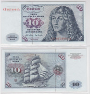 T146687 Banknote 10 DM Deutsche Mark Ro. 270b Schein 2.Jan. 1970 KN CE 0674987 A - 10 DM