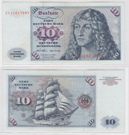 T146709 Banknote 10 DM Deutsche Mark Ro. 270a Schein 2.Jan. 1970 KN CC 1161793 Y - 10 DM