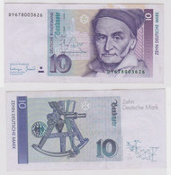 T146716 Banknote 10 DM Deutsche Mark Ro. 303a Schein 1.Okt. 1993 KN DY 6780036Z6 - 10 DM