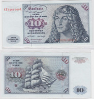 T146723 Banknote 10 DM Deutsche Mark Ro. 270b Schein 2.Jan. 1970 KN CE 3261660 A - 10 DM